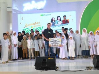 Semarakkan Ramadan, PT Pegadaian Kanwil Makassar Berbagi Kebahagiaan Bersama Anak Yatim di Mall Panakkukang