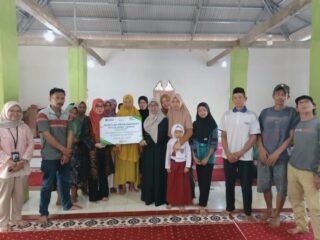 PT Pegadaian Kanwil VI Sulselbarra Maluku Salurkan Bantuan Renovasi Masjid Babul Jannah di Bissoloro Kabupaten Gowa