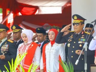 Kapolda Sulsel Hadiri Upacara HUT ke-81 Kemerdekaan RI di Rujab Gubernur Sulsel