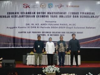 OJK Sulselbar Bersama Komisi XI DPR RI Gelar Edukasi Keuangan di Soppeng